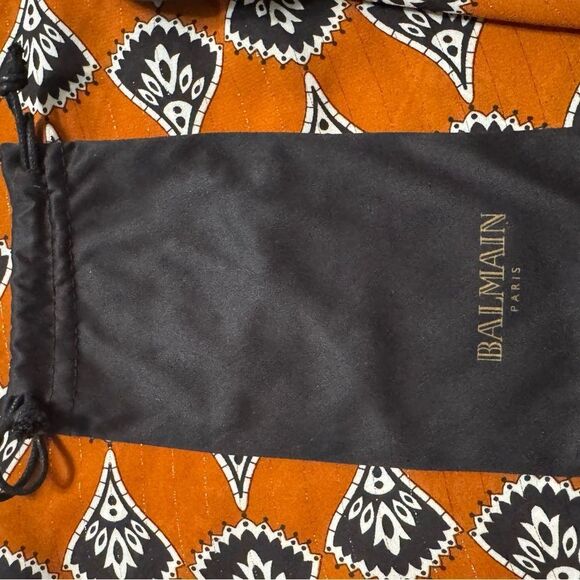 Balmain Elegant Black Sunglasses bl 2039 c01 5217 140 Cat 2 Made in France - Picture 9 of 10